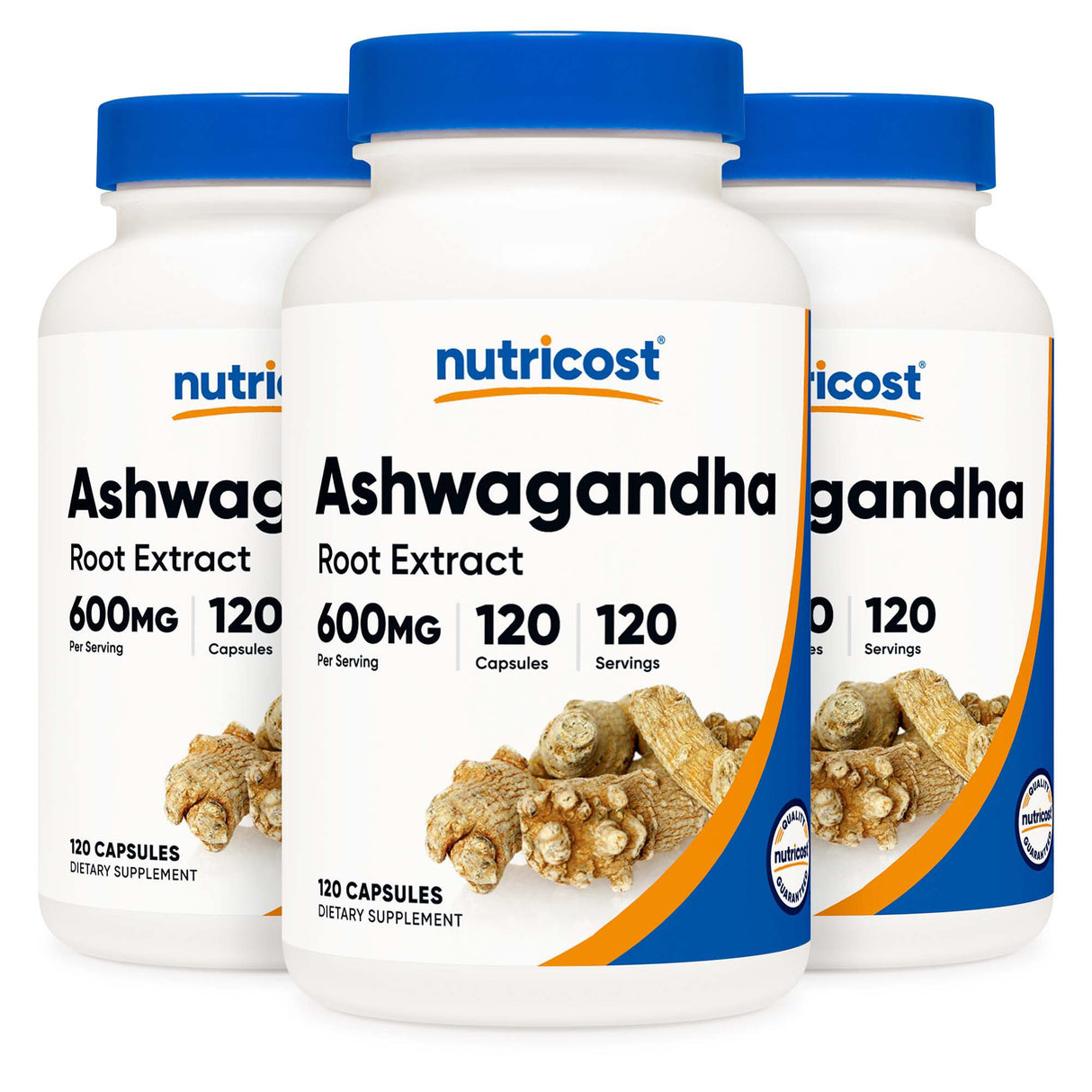 Dietary Supplement nutricost® Ashwagandha Root 600 mg Strength Capsule 120 Per Bottle - BeHope