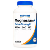 Dietary Supplement nutricost® Magnesium Citrate 420 mg Strength Capsule 240 Per Bottle - BeHope