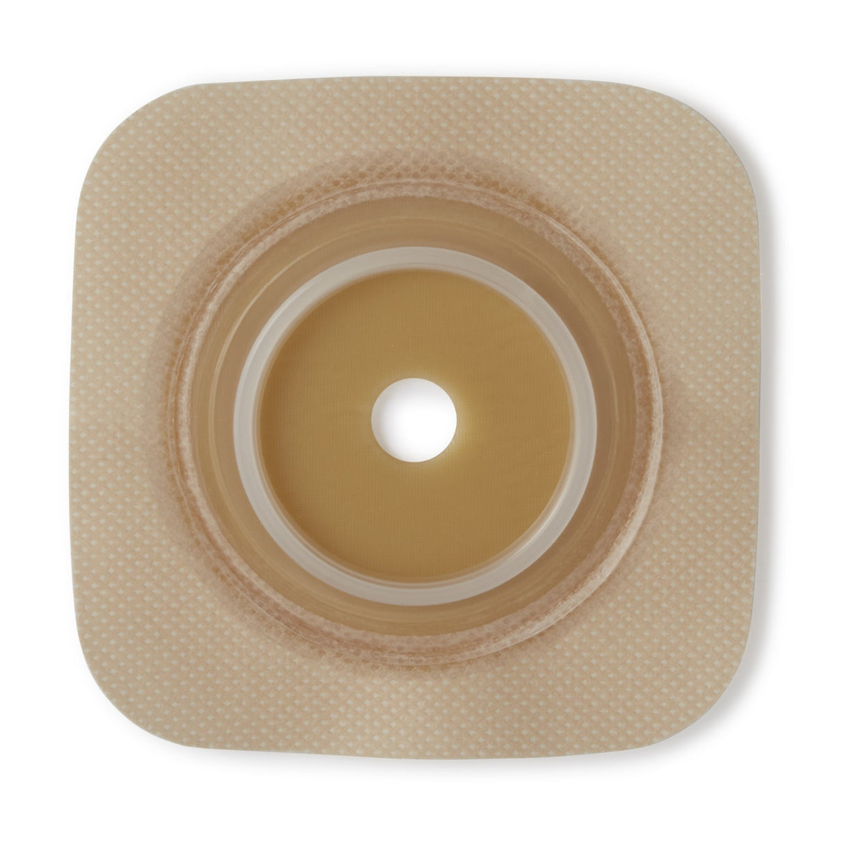 Ostomy Barrier Sur-Fit Natura® Trim to Fit, Extended Wear Durahesive® Adhesive 45 mm Flange Hydrocolloid 1 to 1-1/4 Inch Opening 4 X 4 Inch - BeHope