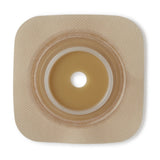 Ostomy Barrier Sur-Fit Natura® Trim to Fit, Extended Wear Durahesive® Adhesive 45 mm Flange Hydrocolloid 1 to 1-1/4 Inch Opening 4 X 4 Inch - BeHope