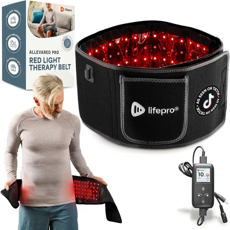 Light Therapy Belt AllevaRed Pro for Pain Relief and Skin Rejuvenation - BeHope