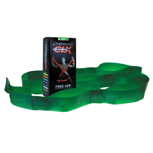 Theraband Boucles consécutives Vert 5' Individuel 9-Boucles