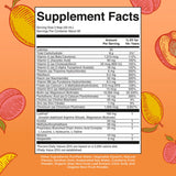 Multivitamin Supplement Mary Ruth's® Liquid Morning Multivitamin + Hair Growth Vitamin A / C / D / E 1,010 mcg - 90 mg - 20 mcg - 18 mg Strength Liquid 30 oz. Peach Mango Flavor - BeHope