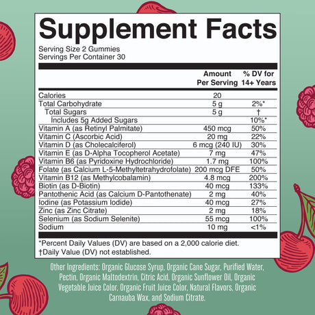 Multivitamin Gummies Mary Ruth's® Organic Women's Daily Health - BeHope