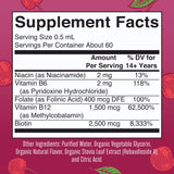 Dietary Supplement Mary Ruth's® Vegan B-Complex Niacin / Vitamin B6 / Folate / B12 / Biotin 2 mg - 2 mg - 400 mcg - 1,500 mcg - 2,500 mcg Strength Drop 1 oz. Cherry Flavor - BeHope
