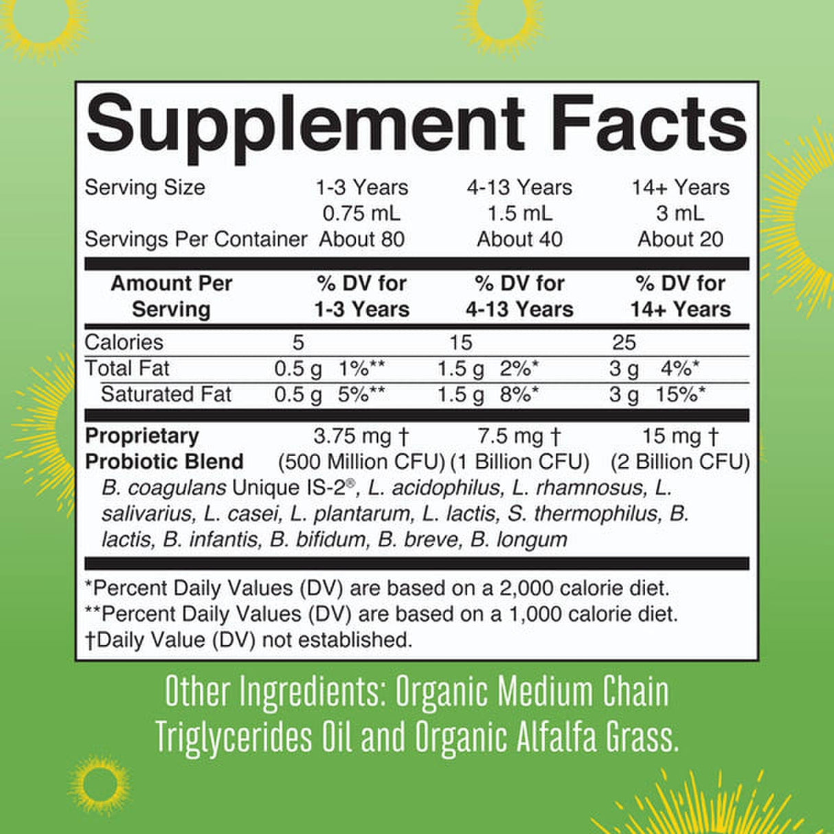 Probiotic Mary Ruth's® Organic Liquid Probiotic 2 oz. Liquid - BeHope