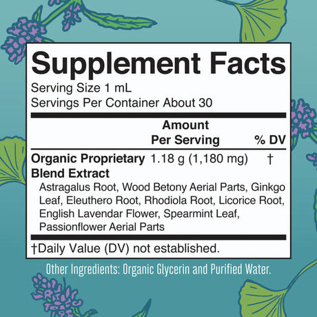 Dietary Supplement Mary Ruth's® Organic Kids Focus & Attention Organic Proprietary Blend 1,180 mg Strength Drop 1 oz. - BeHope