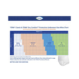Absorbent Underwear TENA Dry Comfort™ Pull On with Tear Away Seams Adult Small Unisex Disposable Moderate Absorbency - BeHope