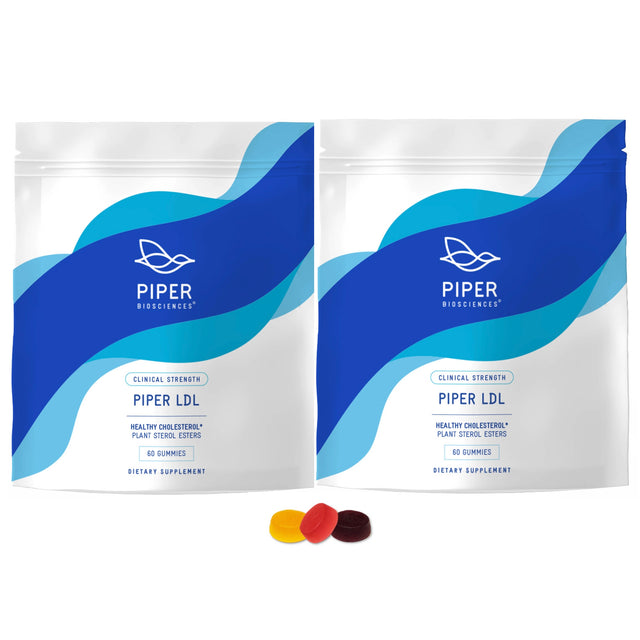 Piper Ldl® Plant Sterols Gummy Supplement for Healthy Cholesterol - BeHope