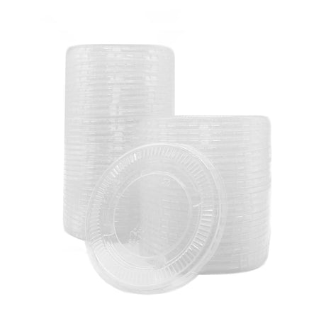 Portion Cup Lid Medd Max Llc Universal Fit Secure Clear Disposable - BeHope