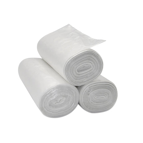 Trash Can Liners Medd Max 16 gal. 6 Mic. 24 X 33 Inch Clear High-Density Star Seal Bottom Coreless Roll - BeHope