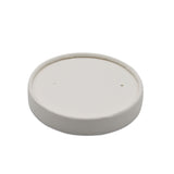 Bowl Lid Medd Max For use with 8 oz. Bowl White Paper Disposable - BeHope