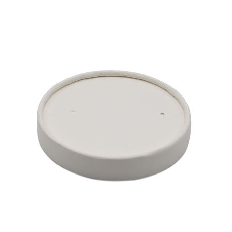 Bowl Lid Medd Max For use with 8 oz. Bowl White Paper Disposable - BeHope