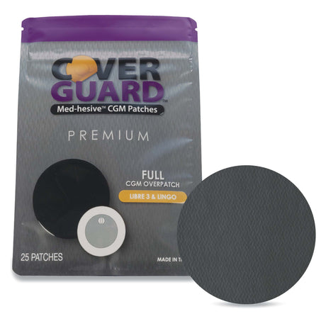 Sensor Overpatch Cover Guard Black For FreeStyle Libre 3 - BeHope