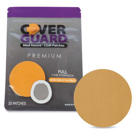 Sensor Overpatch CoverGuard Tan For Dexcom G7 Sensor - BeHope