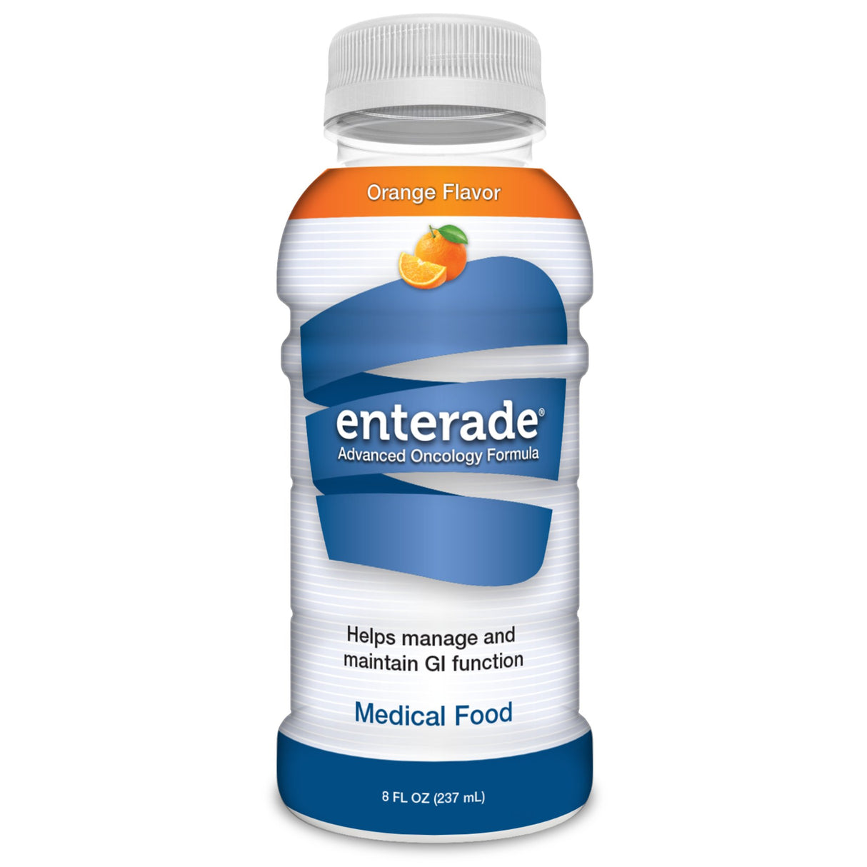 Oral Supplement enterade® Advanced Oncology Orange Flavor Liquid 8 oz. Bottle - BeHope