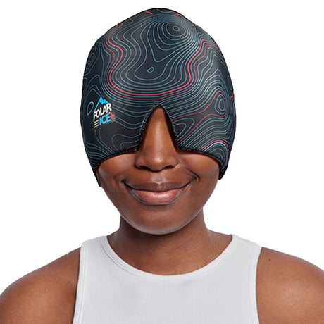 Hot / Cold Relief Cap Polar Ice® Gray One Size Fits Most - BeHope