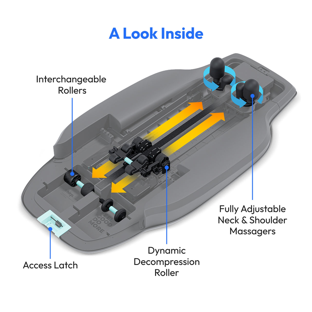 Chirp Decompression Massage Table for Back Pain Relief - BeHope
