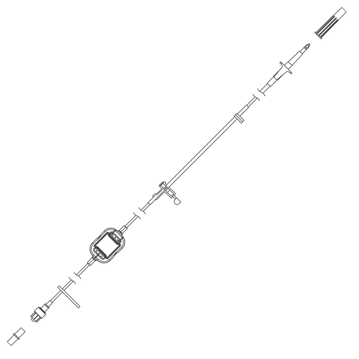 IV Pump Set Pump 99 Inch Tubing - BeHope