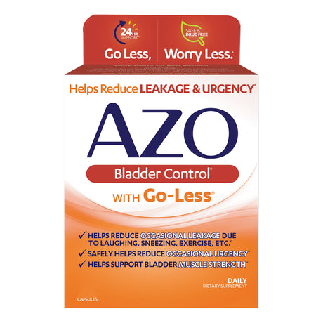 Urinary Pain Relief AZO Pumpkin Seed / Soy Germ Extracts Capsule 54 per Box - BeHope