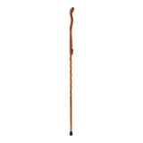 Walking Stick Brazos™ Twisted Fitness Walker Wood 55 Inch Height Tan - BeHope