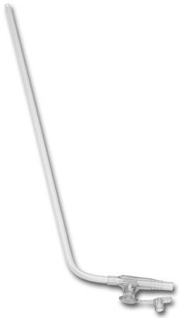 Suction Tube Handle with Tubing Rigid Type Open Tip Yankauer Style Chimney Control Vent 18 Fr. Sterile - BeHope