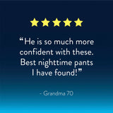 Male Youth Absorbent Underwear GoodNites Pull On with Tear Away Seams X-Large Disposable Heavy Absorbency