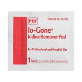 Iodine Removal Prep Pad Io-Gone® Individual Packet Alcohol Scent 100 Count - BeHope