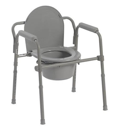 Commode pliante en acier 3 en 1, carton non commercial (Drive) à l'unité