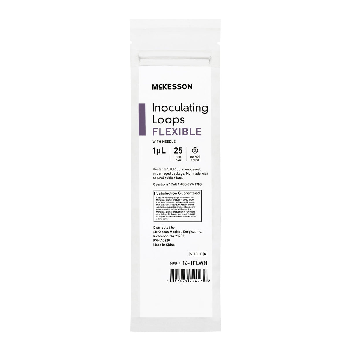 Inoculating Loop with Needle McKesson 1 µL ABS Integrated Handle Sterile - BeHope