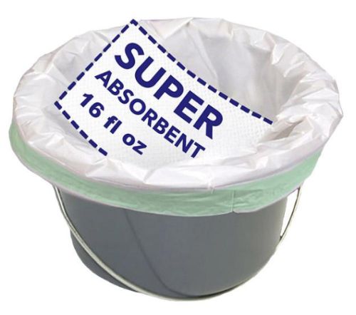 Doublures de seau pour chaise percée Carebag (20-1/2x15-3/4) 16 oz. Boîte/20