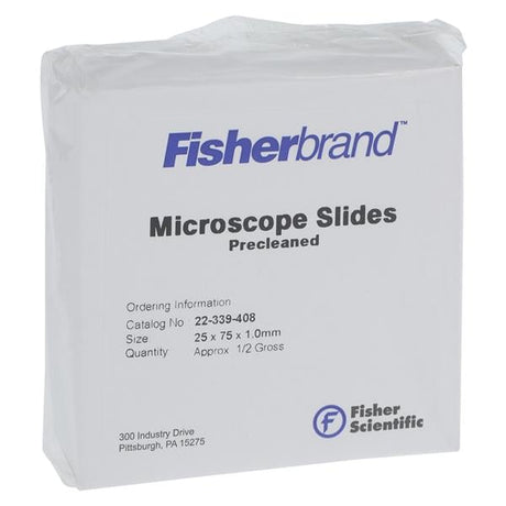 Fluorescent Antibody Microscope Slide Fisherbrand™ 25 X 75 X 0.97 - 1.07 Mm Frosted End - Behope