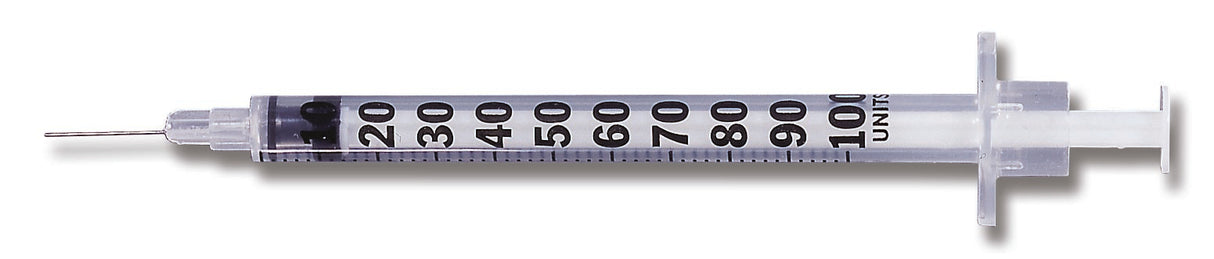 Standard Tuberculin Syringe with Needle PrecisionGlide™ 0.5 mL 1/2 Inch 27 Gauge NonSafety Regular Wall - BeHope
