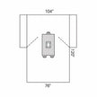 Sterile Abdominal Laparotomy Drape with Tube Holders and Absorbent Reinforcement - BeHope