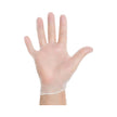 Exam Glove Halyard™ Medium NonSterile Vinyl Standard Cuff Length Smooth Clear Not Rated - BeHope