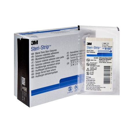 Skin Closure Strip Steri-Strip™ 1/2 X 4 Inch Nonwoven Material Flexible Strip Tan - BeHope