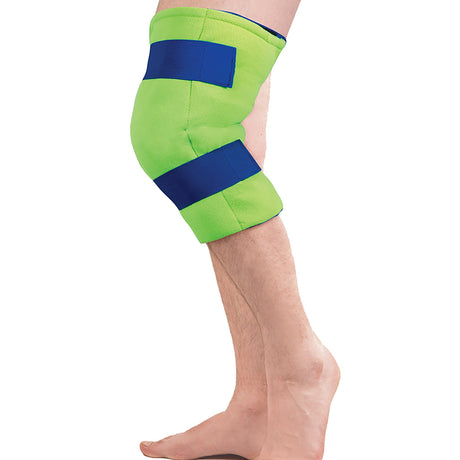 Cold Pack with Wrap Polar Ice® Knee Standard 13 X 16 Inch Nylon / Polyester / Water Reusable - BeHope
