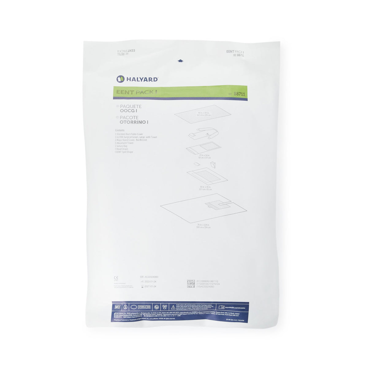 EENT Drape Pack Halyard for Optimal Facility Use - BeHope