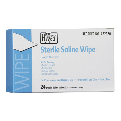 Hygea Sterile Saline Cleansing Towelette for Fragile Skin - BeHope