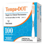 Disposable Oral Thermometer Tempa·DOT™ 99 to 104 °F Color Dots Display - BeHope