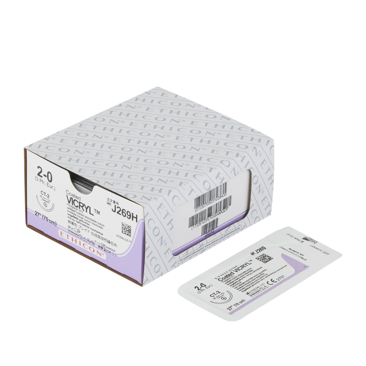 Absorbable Suture With Needle Vicryl™ Polyglactin 910 for Soft Tissue - BeHope