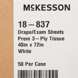 General Purpose Drape McKesson Physical Exam Drape 40 W X 72 L Inch NonSterile - BeHope