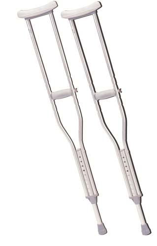 Béquille réglable en aluminium à bouton-poussoir, point haut, hauteur 5'10 -6'6 -Cs/8