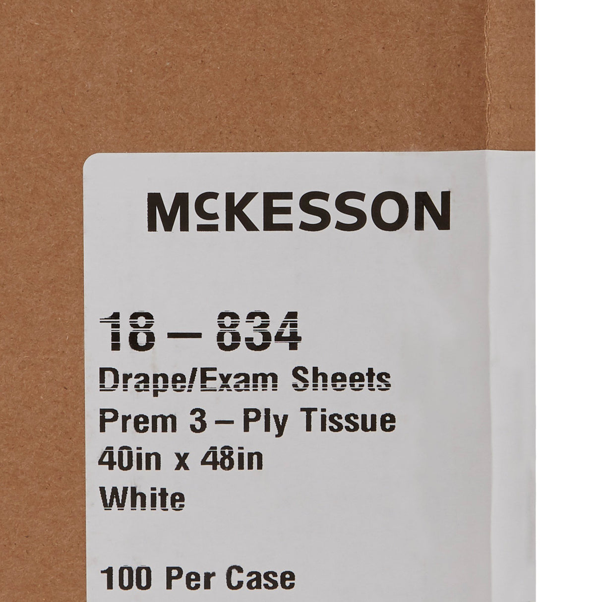 McKesson General Purpose Physical Exam Drape Nonsterile Premium 3-Ply Tissue - BeHope