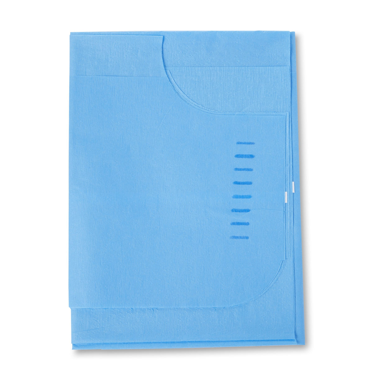 Patient Exam Gown McKesson One Size Fits Most Blue Disposable - BeHope