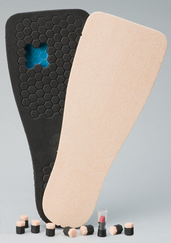 Semelle intérieure Peg-Assist à bout carré, taille moyenne (chacune)