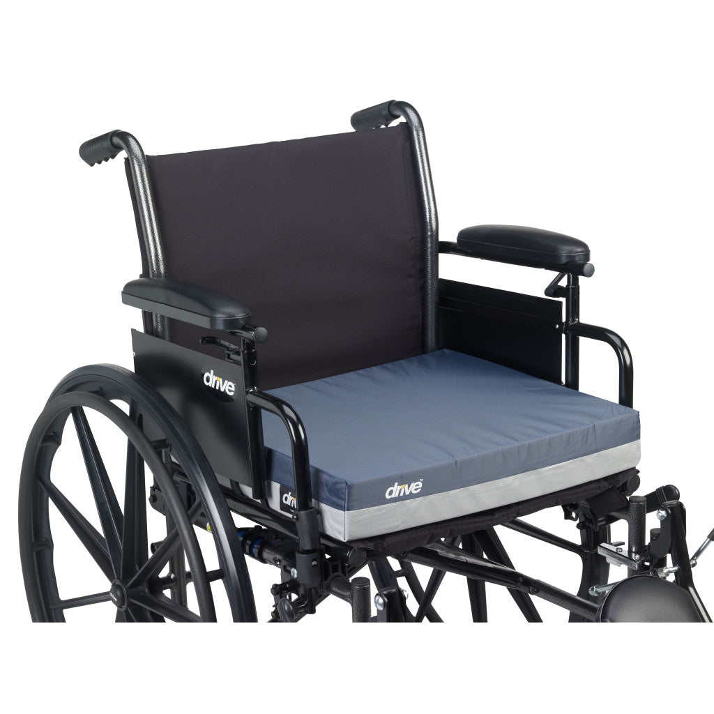 Gel "E" Skin Protection 3" Gel/Foam Wheelchair Cushion -BeHope