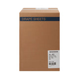 Stretcher Sheet McKesson Flat 40 W X 72 L Inch Blue 50% Cellulose Tissue / 50% Polyethylene Film Disposable - BeHope