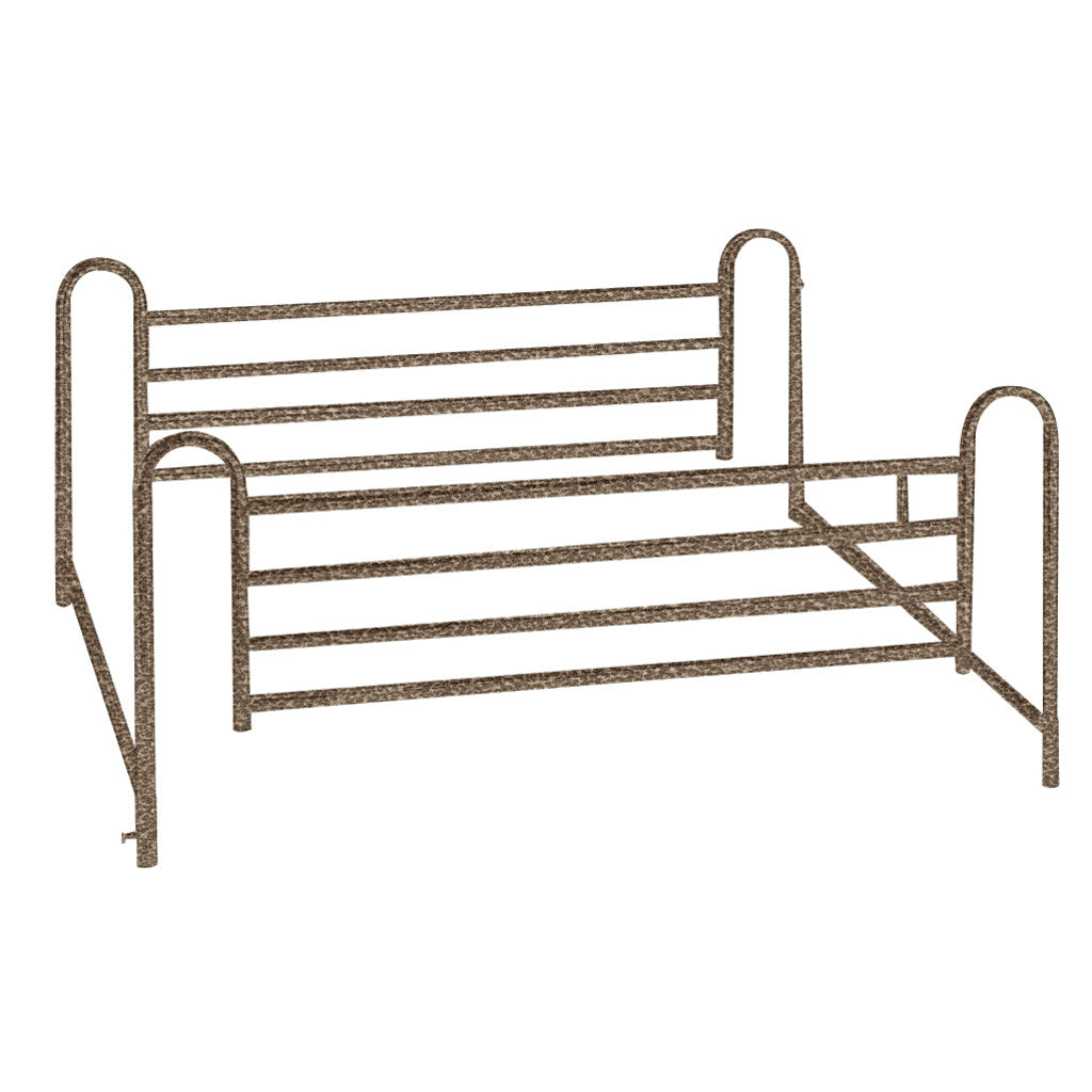 Standard Telescoping Full-Length Side Rail, Brown-Vein Finish -BeHope