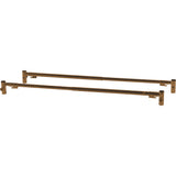 Standard Telescoping Full-Length Side Rail, Brown-Vein Finish -BeHope
